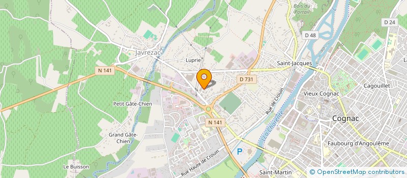 localisation de l'entreprise CAMPORELLS à COGNAC