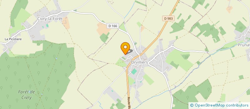 localisation de l'entreprise CAMPOS  ORVILLIERS