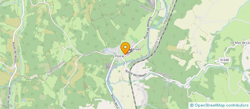 localisation de l'entreprise CAMPOS ANDRA  VILLEFRANCHE-DE-ROUERGUE