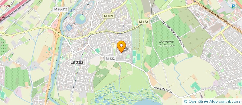 localisation de l'entreprise CAMPOS FRERES PEINTURE à LATTES