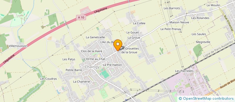 localisation de l'entreprise CAMPOS SARL à CHAINGY