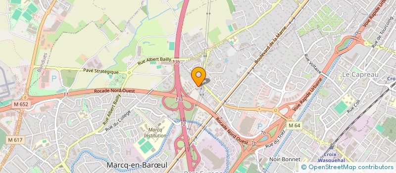 localisation de l'entreprise CAMPOSSOL à MARCQ-EN-BARŒUL