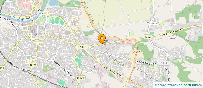 localisation de l'entreprise CAMPOTS DU BAS  YZOSSE