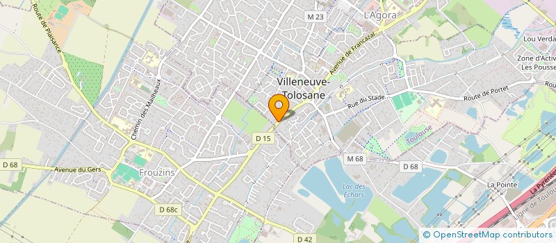 localisation de l'entreprise CAMPOURCY AUTO à VILLENEUVE-TOLOSANE