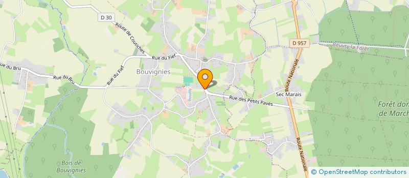 localisation de l'entreprise CAMPOVER à BOUVIGNIES