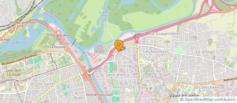localisation de l'entreprise CAMPOY SA à VAULX-EN-VELIN