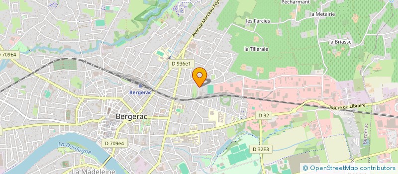 localisation de l'entreprise CAMPREAL à BERGERAC