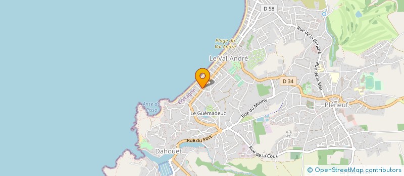 localisation de l'entreprise CAMPREDON JEAN SEBASTIEN ET GUILLAUME CHRISTELLE  PLENEUF-VAL-ANDRE