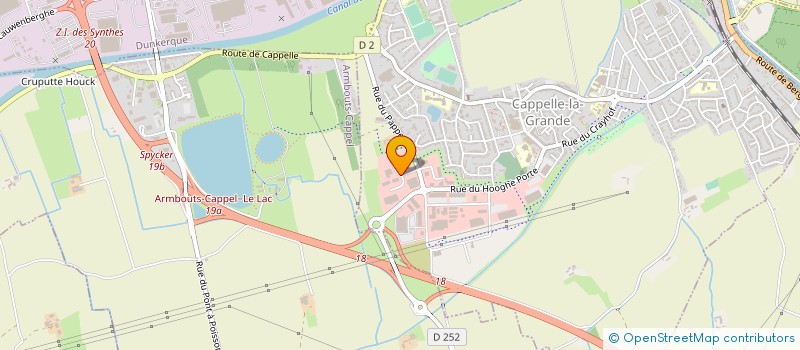 localisation de l'entreprise CAMPS DE BASE  CAPPELLE-LA-GRANDE