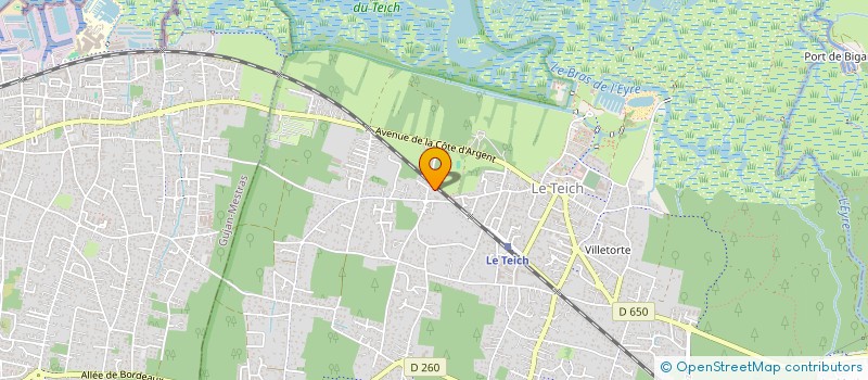 localisation de l'entreprise CAMPS III  LE TEICH