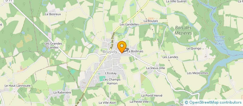 localisation de l'entreprise CAMPS JEUNES GUY MARCHAND à BRUSVILY