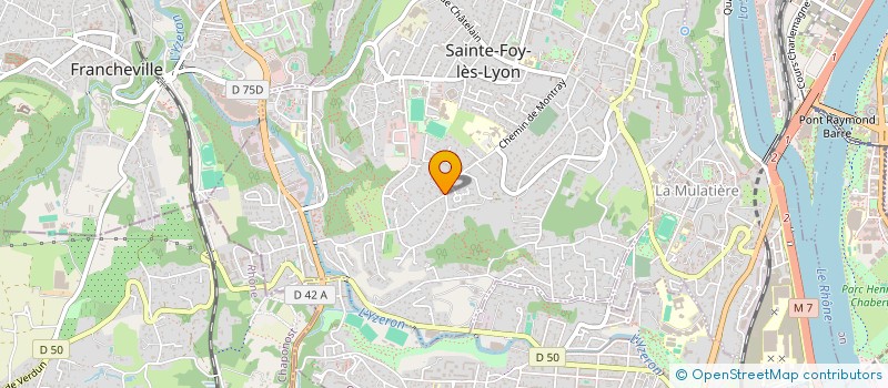 localisation de l'entreprise CAMPSIDER  SAINTE-FOY-LES-LYON