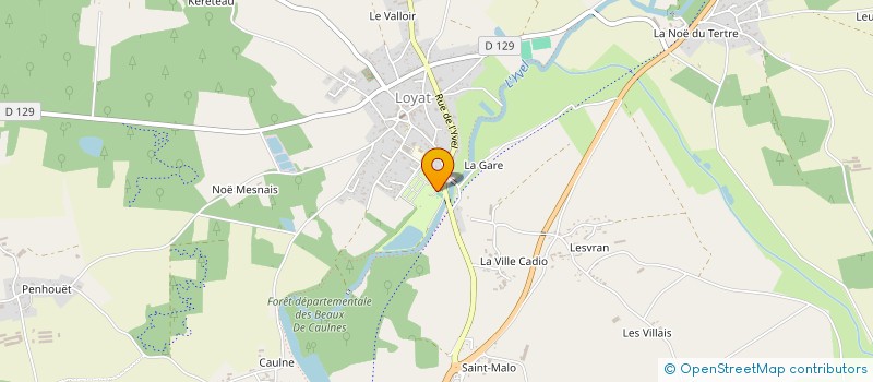 localisation de l'entreprise CAMPSITE MERLIN  LOYAT