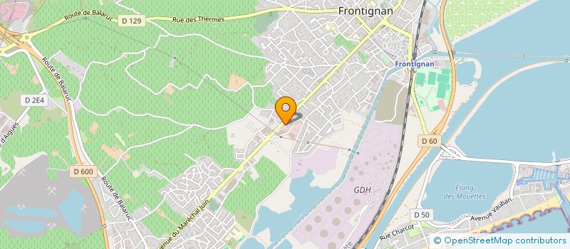 localisation de l'entreprise CAMPUS 34 à FRONTIGNAN