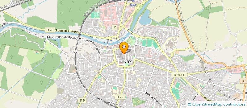 localisation de l'entreprise CAMPUS  DAX