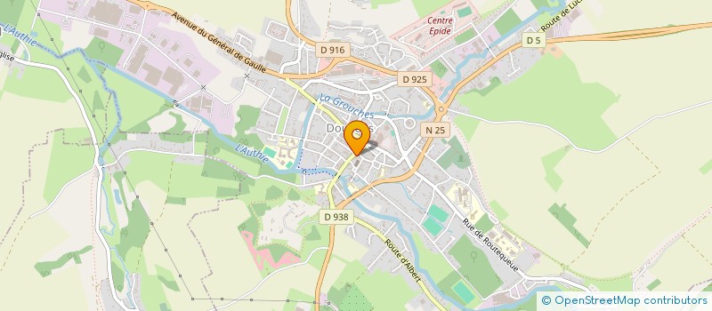 localisation de l'entreprise CAMPUS  DOULLENS