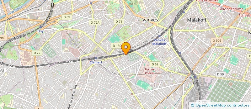 localisation de l'entreprise CAMPUS ACP  MALAKOFF