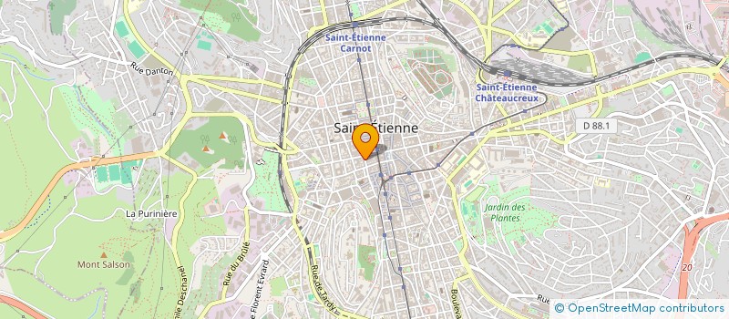 localisation de l'entreprise CAMPUS ADOM  SAINT-ETIENNE