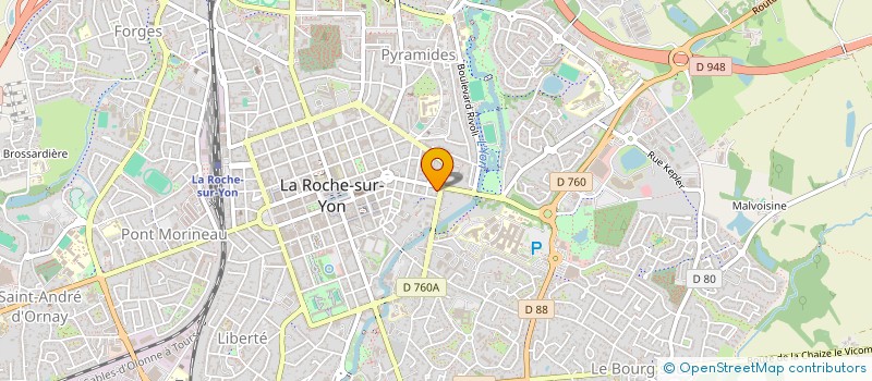 localisation de l'entreprise CAMPUS AUTO ECOLE à LA ROCHE-SUR-YON