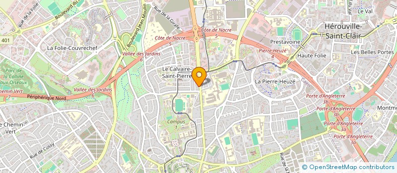 localisation de l'entreprise CAMPUS AUTO-ECOLE à CAEN