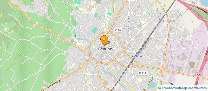 localisation de l'entreprise CAMPUS & BACCHUS à BEAUNE