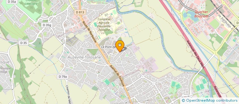 localisation de l'entreprise CAMPUS D  AUZEVILLE-TOLOSANE