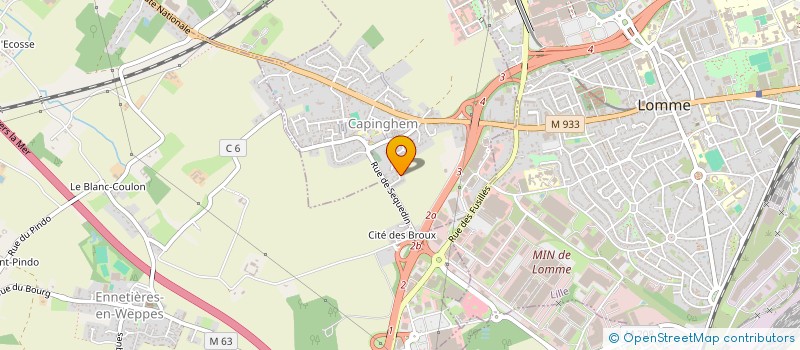 localisation de l'entreprise CAMPUS DALKIA à LILLE