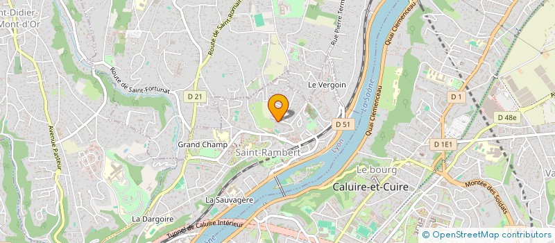 localisation de l'entreprise CAMPUS DE L'HUMANITE ET DE LA MAITRISE MEDICALE ET PHARMACEUTIQUE  LYON