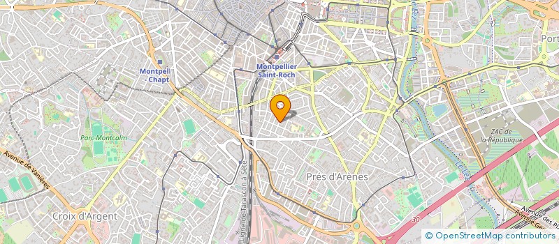 localisation de l'entreprise CAMPUS DES GRAVANCHES à MONTPELLIER