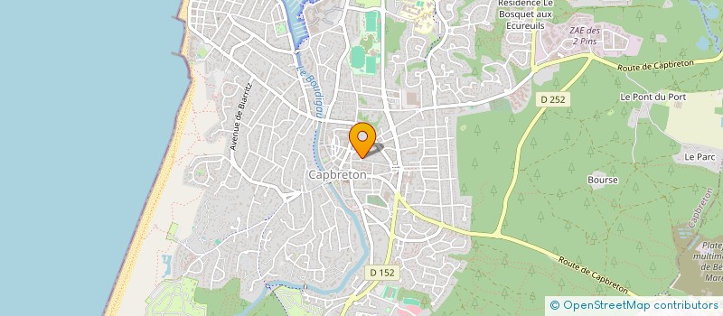 localisation de l'entreprise CAMPUS DES POSSIBLES  CAPBRETON