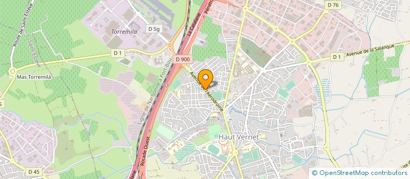 localisation de l'entreprise CAMPUS DRAGONS CATALANS  PERPIGNAN