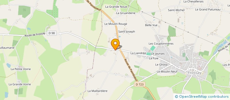 localisation de l'entreprise CAMPUS FERTILE DU PAYS DE RETZ  ROUANS