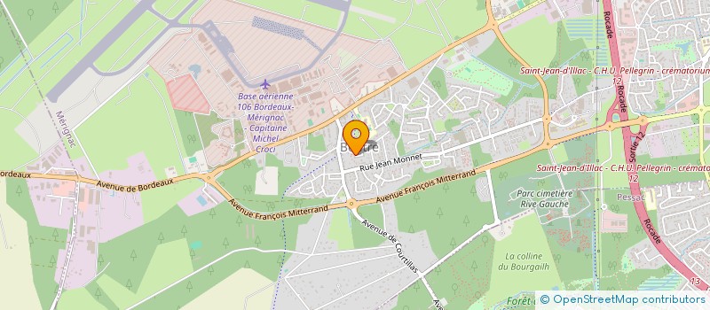 localisation de l'entreprise CAMPUS FOOD PESSAC à PESSAC