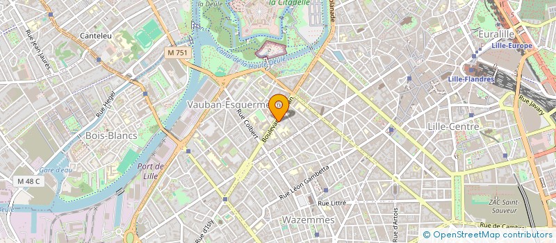 localisation de l'entreprise CAMPUS FOODING à LILLE