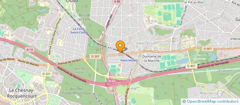 localisation de l'entreprise CAMPUS FUND 1 à VAUCRESSON