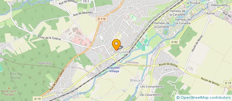localisation de l'entreprise CAMPUS HD EVRY  BREUILLET