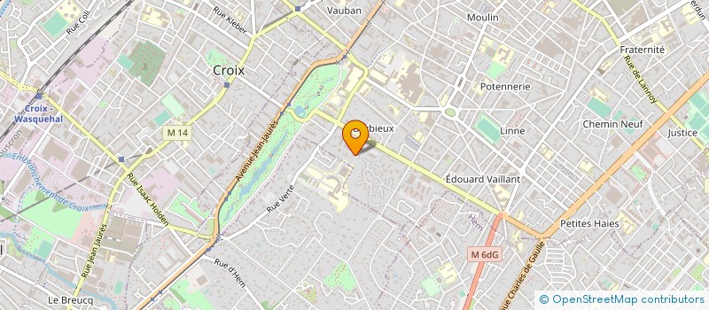 localisation de l'entreprise CAMPUS HEBERGEMENT EDHEC à ROUBAIX