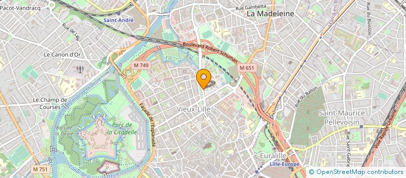 localisation de l'entreprise CAMPUS IAE  LILLE