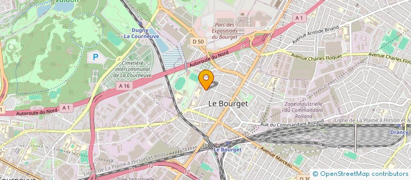 localisation de l'entreprise CAMPUS IEP à LE BOURGET