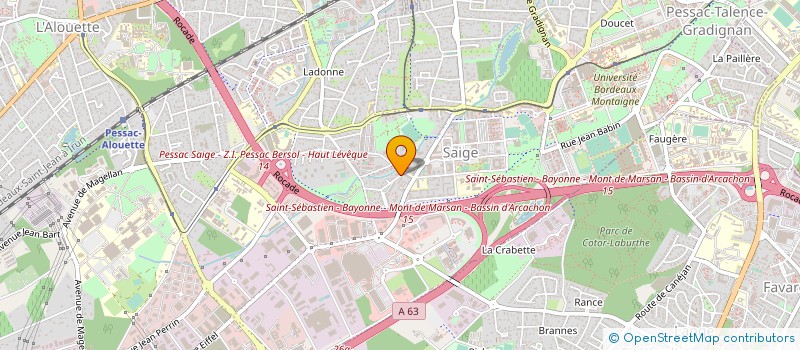 localisation de l'entreprise CAMPUS ILOBOA  PESSAC