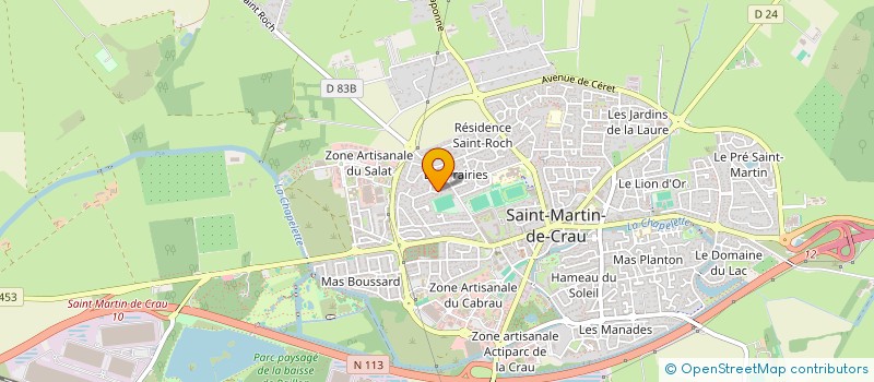 localisation de l'entreprise CAMPUS LAVAGES ET SERVICES à SAINT-MARTIN-DE-CRAU