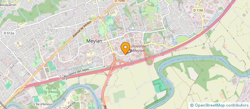 localisation de l'entreprise CAMPUS LAVOISIER à MEYLAN