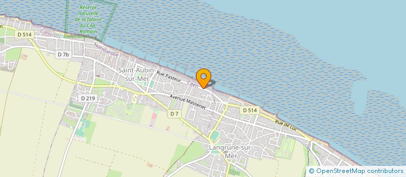 localisation de l'entreprise CAMPUS LEVEN  SAINT-AUBIN-SUR-MER