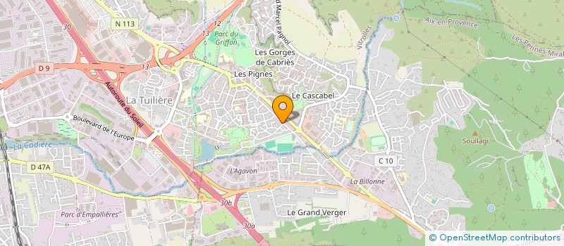 localisation de l'entreprise CAMPUS MAKER SUD à VITROLLES