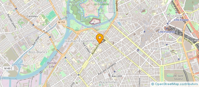 localisation de l'entreprise CAMPUS MARKET à LILLE