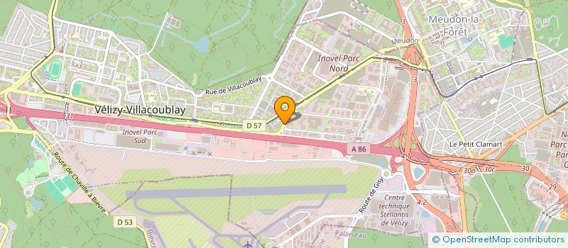 localisation de l'entreprise CAMPUS PARTICIPATIONS 16  VELIZY-VILLACOUBLAY