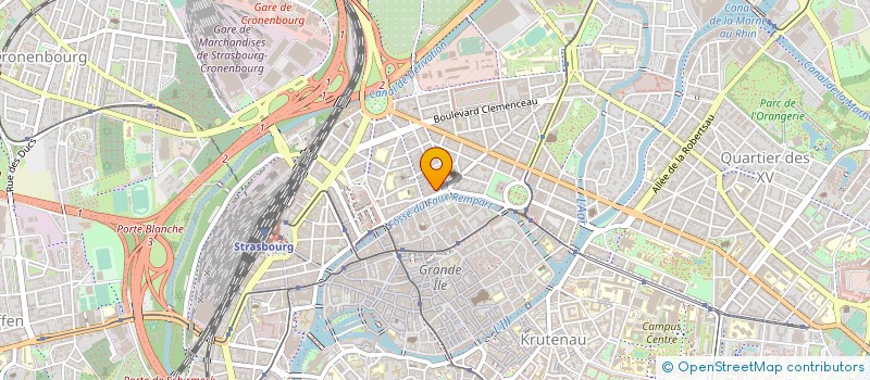 localisation de l'entreprise CAMPUS PRESSES à STRASBOURG