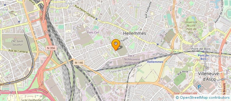 localisation de l'entreprise CAMPUS PRO EMPLOI  LILLE
