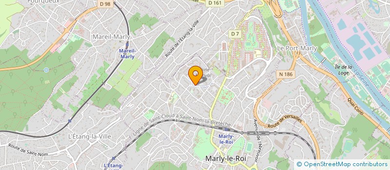 localisation de l'entreprise CAMPUS PROACT'IF à MARLY-LE-ROI