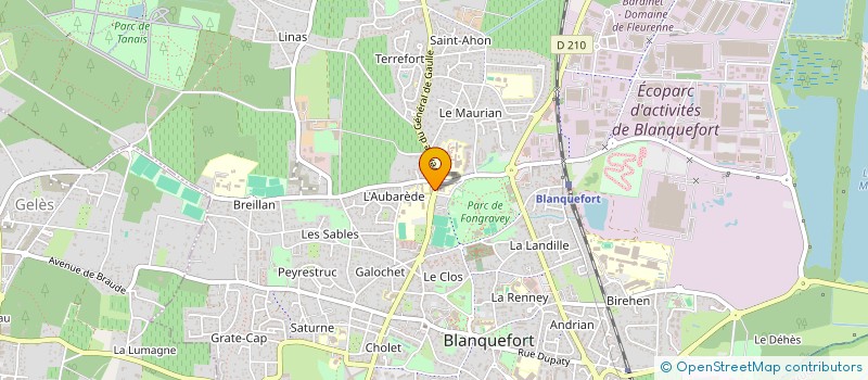 localisation de l'entreprise CAMPUS REGIONAL DE LA VIGNE ET DU VIN à BLANQUEFORT
